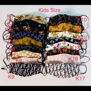 Bundle 4 for $25 kids Face Masks